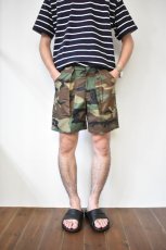 画像13: 90's Earl's Apparel (アールズアパレル) Rip Stop Shorts [WOODLAND CAMO] (13)