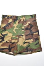 画像1: 90's Earl's Apparel (アールズアパレル) Rip Stop Shorts [WOODLAND CAMO] (1)