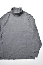 画像1: L.L.Bean (エルエルビーン) Carefree Unshrinkable Turtleneck [CHARCOAL HEATHER] (1)