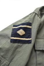 画像6: 【SALE】oaxaca (オアハカ) Patchwork BDU Jacket [OLIVE] (6)