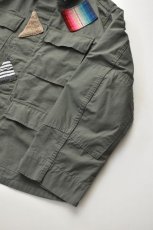 画像9: 【SALE】oaxaca (オアハカ) Patchwork BDU Jacket [OLIVE] (9)