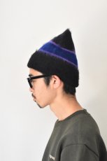 画像8: 【SALE!】Indietro Association (インディエトロアソシエーション) Mohair Knit Cap [BLACK] (8)