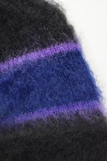 画像3: 【SALE】Indietro Association (インディエトロアソシエーション) Mohair Knit Cap [BLACK] (3)