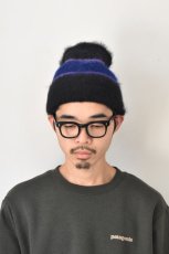 画像6: 【SALE!】Indietro Association (インディエトロアソシエーション) Mohair Knit Cap [BLACK] (6)