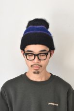 画像6: 【SALE】Indietro Association (インディエトロアソシエーション) Mohair Knit Cap [BLACK] (6)