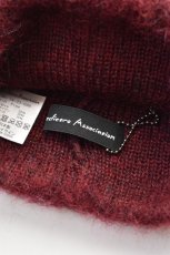 画像5: 【SALE!】Indietro Association (インディエトロアソシエーション) Mohair Knit Cap [WINE] (5)