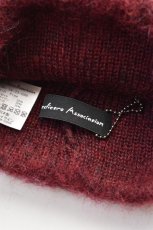 画像5: 【SALE】Indietro Association (インディエトロアソシエーション) Mohair Knit Cap [WINE] (5)