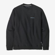 画像1: patagonia (パタゴニア) フィッツロイ・アイコン・アップライザル・クルー・スウェットシャツ [INK BLACK] (1)