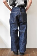 画像13: SCYE BASICS (サイベーシックス) Selvedge Denim Wide Leg Jeans [INDIGO] (13)