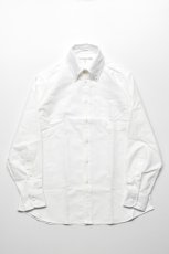 画像2: INDIVIDUALIZED SHIRTS (インディビジュアライズドシャツ) Regatta Oxford Classic Fit Button Down Shirt [WHITE] (2)