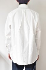 画像14: INDIVIDUALIZED SHIRTS (インディビジュアライズドシャツ) Regatta Oxford Classic Fit Button Down Shirt [WHITE] (14)