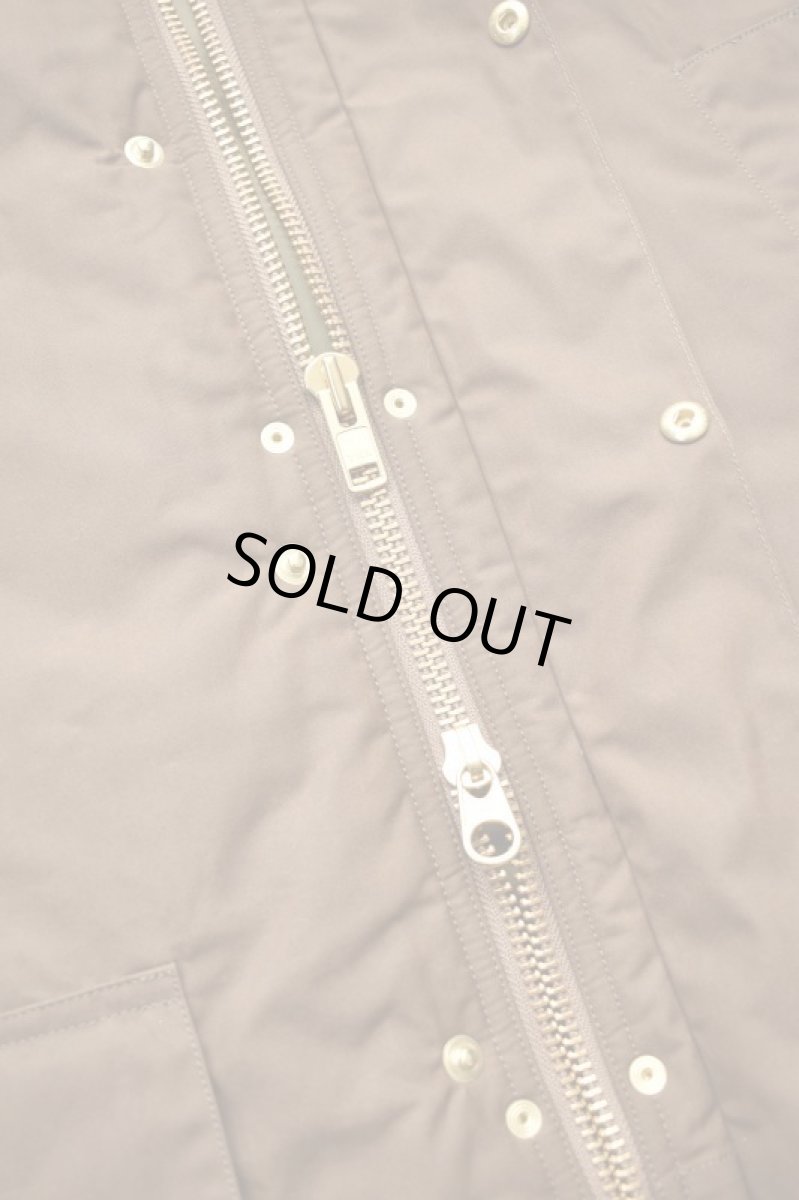 画像12: 【SALE!】Scye (サイ) Waxed Cotton Layered Coat [DARK BRONZE] (12)