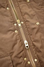 画像12: 【SALE!】Scye (サイ) Waxed Cotton Layered Coat [DARK BRONZE] (12)