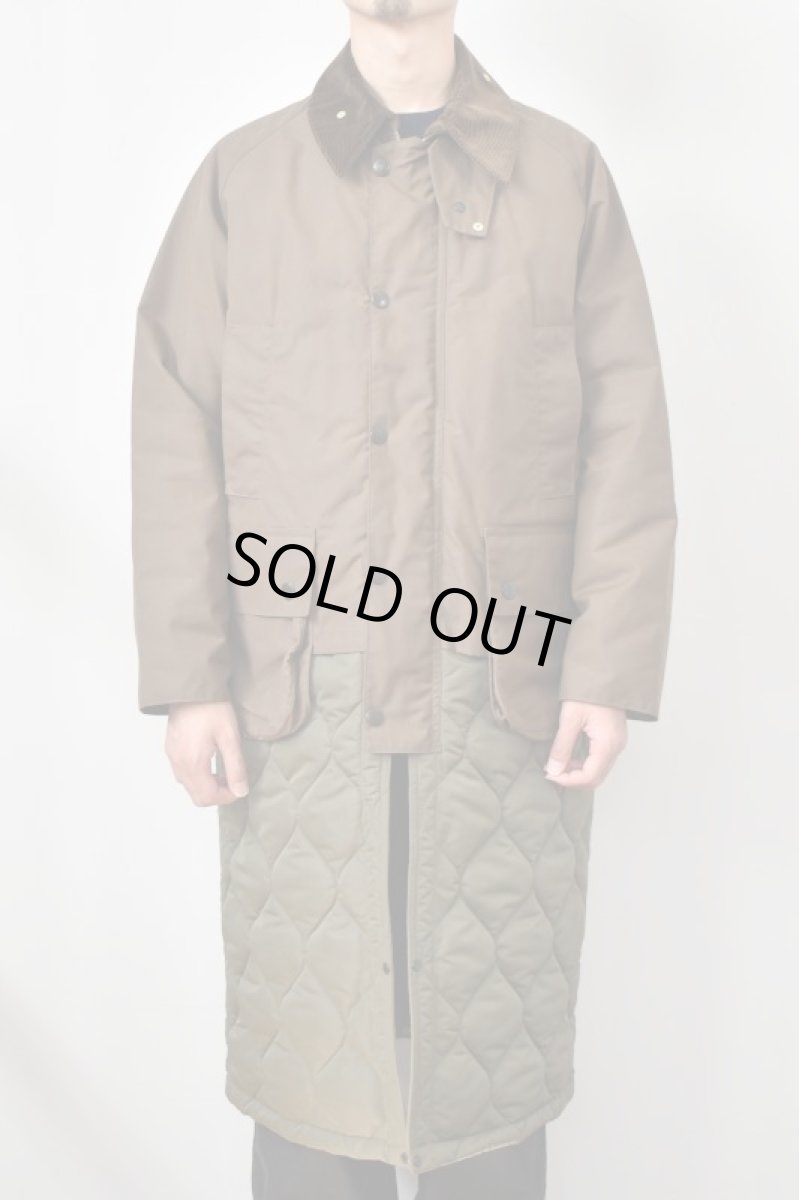 画像23: 【SALE!】Scye (サイ) Waxed Cotton Layered Coat [DARK BRONZE] (23)