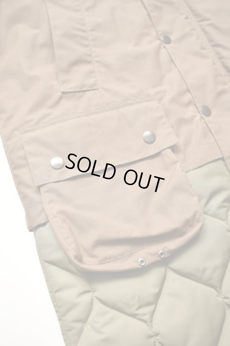 画像9: 【SALE!】Scye (サイ) Waxed Cotton Layered Coat [DARK BRONZE] (9)