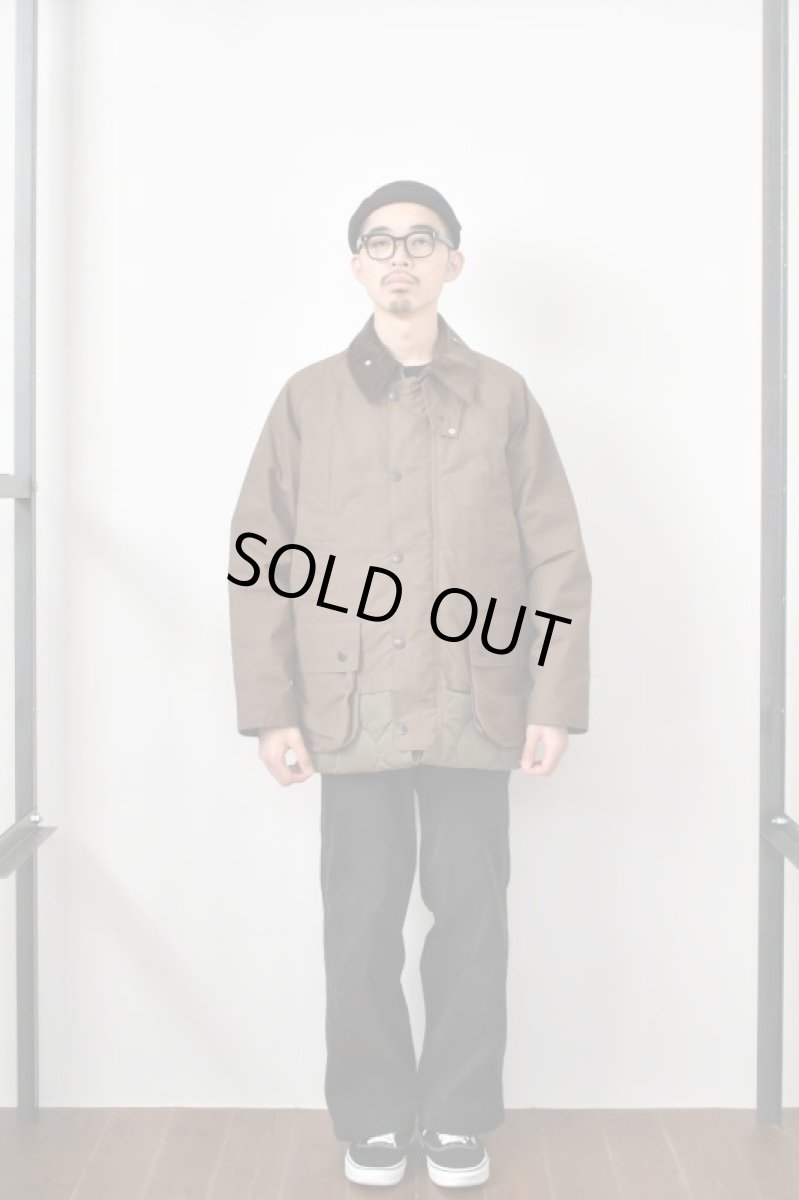 画像33: 【SALE!】Scye (サイ) Waxed Cotton Layered Coat [DARK BRONZE] (33)