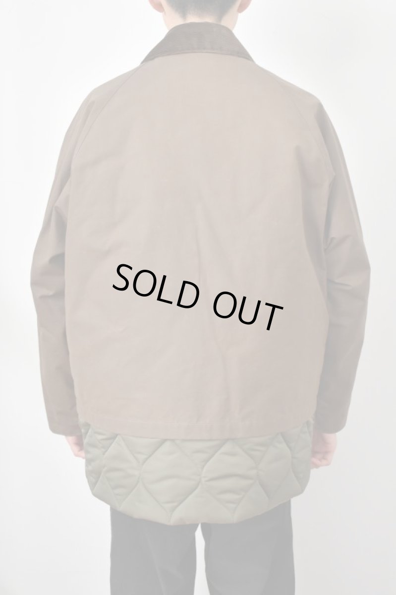 画像32: 【SALE!】Scye (サイ) Waxed Cotton Layered Coat [DARK BRONZE] (32)