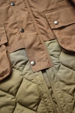 画像13: 【SALE!】Scye (サイ) Waxed Cotton Layered Coat [DARK BRONZE] (13)