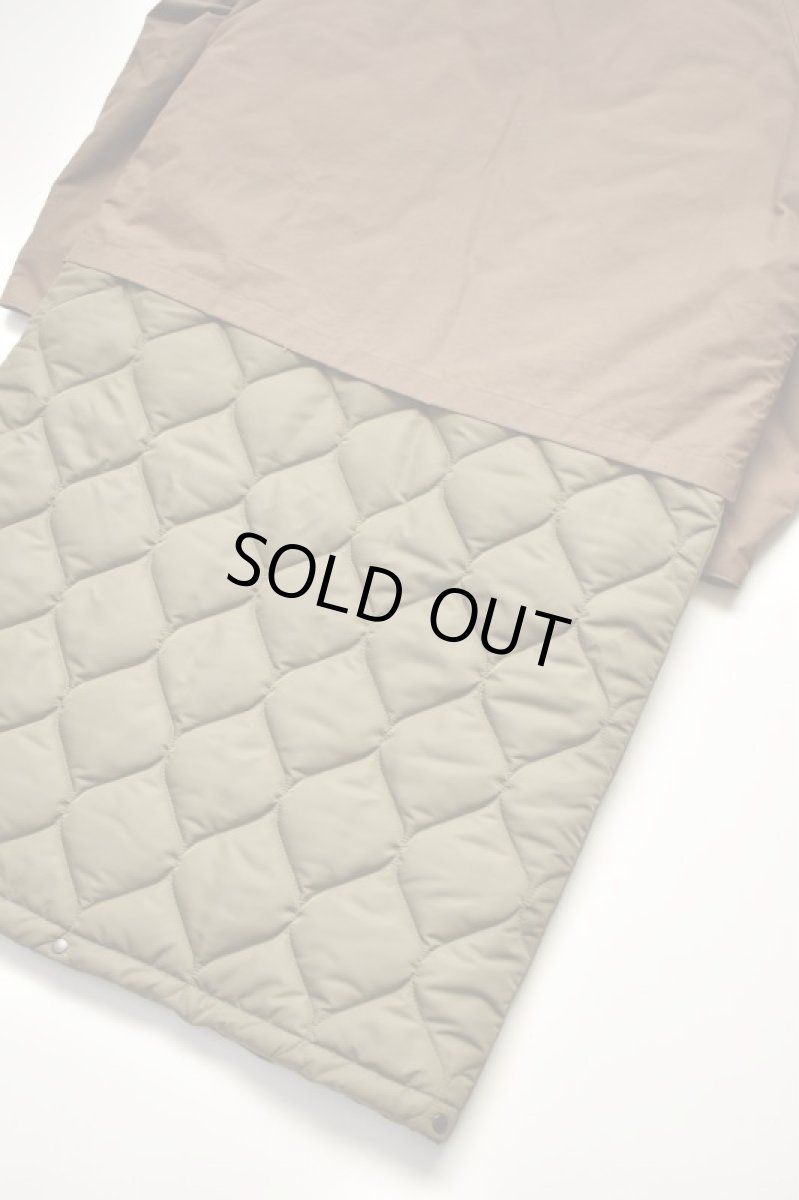 画像17: 【SALE!】Scye (サイ) Waxed Cotton Layered Coat [DARK BRONZE] (17)