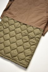 画像17: 【SALE!】Scye (サイ) Waxed Cotton Layered Coat [DARK BRONZE] (17)