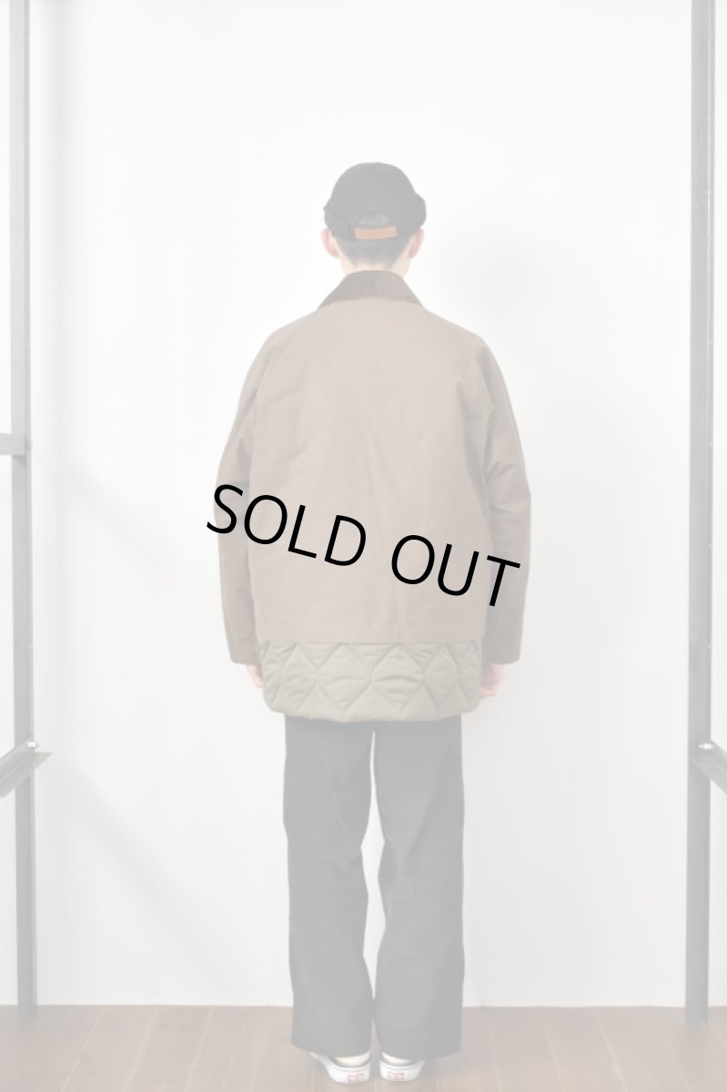 画像36: 【SALE!】Scye (サイ) Waxed Cotton Layered Coat [DARK BRONZE] (36)