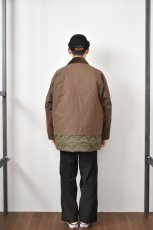 画像36: 【SALE】Scye (サイ) Waxed Cotton Layered Coat [DARK BRONZE] (36)