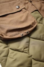画像11: 【SALE!】Scye (サイ) Waxed Cotton Layered Coat [DARK BRONZE] (11)
