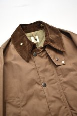 画像4: 【SALE】Scye (サイ) Waxed Cotton Layered Coat [DARK BRONZE] (4)