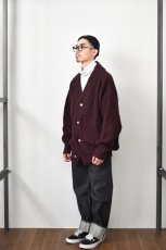 画像15: 【SALE】TENDER Co. (テンダー) 716 Round Rib Cardigan [PRUNE] (15)