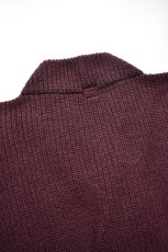 画像9: 【SALE】TENDER Co. (テンダー) 716 Round Rib Cardigan [PRUNE] (9)