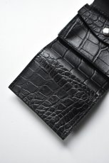 画像6: MASTER & Co. (マスターアンドコー) IBIZA MINI WALLET [BLACK/CROCO] (6)