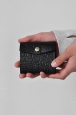 画像9: MASTER & Co. (マスターアンドコー) IBIZA MINI WALLET [BLACK/CROCO] (9)