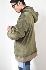 画像11: 【SALE】MOUNTAIN EQUIPMENT (マウンテンイクイップメント) POLARTEC HIGH LOFT H/Z HOODY [OLIVE]  (11)