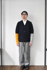 画像15: 【SALE!】PEREGRINE (ペレグリン) COLOUR BLOCK CARDIGAN [NAVY] (15)