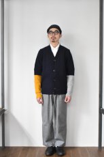 画像15: 【SALE】PEREGRINE (ペレグリン) COLOUR BLOCK CARDIGAN [NAVY] (15)