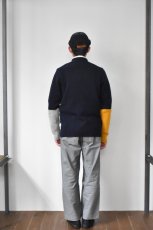 画像18: 【SALE!】PEREGRINE (ペレグリン) COLOUR BLOCK CARDIGAN [NAVY] (18)