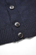 画像8: 【SALE!】PEREGRINE (ペレグリン) COLOUR BLOCK CARDIGAN [NAVY] (8)