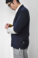 画像13: 【SALE!】PEREGRINE (ペレグリン) COLOUR BLOCK CARDIGAN [NAVY] (13)