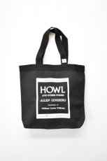 画像1: City Lights Bookstore (シティライツブックストア) Howl Tote Bag [BLACK] (1)