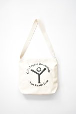 画像1: City Lights Bookstore (シティライツブックストア) Logo Shoulder Bag [NATURAL] (1)
