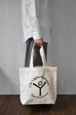 画像7: City Lights Bookstore (シティライツブックストア) Logo Tote Bag [NATURAL] (7)