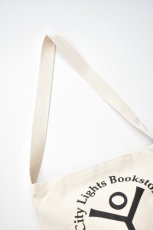 画像3: City Lights Bookstore (シティーライツブックストアー) Logo Shoulder Bag [NATURAL] (3)