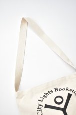 画像3: City Lights Bookstore (シティライツブックストア) Logo Shoulder Bag [NATURAL] (3)