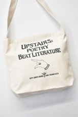 画像2: City Lights Bookstore (シティライツブックストア) Upstairs Shoulder Bag [NATURAL] (2)