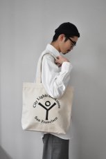 画像9: City Lights Bookstore (シティライツブックストア) Logo Tote Bag [NATURAL] (9)
