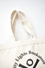 画像3: City Lights Bookstore (シティーライツブックストアー) Logo Tote Bag [NATURAL] (3)