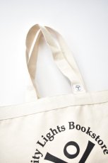 画像3: City Lights Bookstore (シティライツブックストア) Logo Tote Bag [NATURAL] (3)