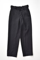 画像2: 【SALE!】SOWBOW (ソウボウ) SOWBOW TROUSERS PANTS WOOL SERGE [NAVY] (2)