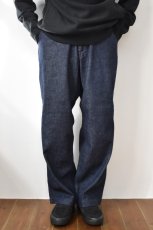 画像9: MASTER & Co. (マスターアンドコー) ONE WASHED DENIM PANTS with BELT [INDIGO] (9)