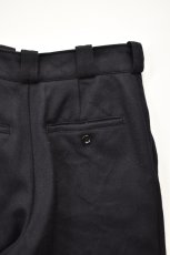 画像10: 【SALE!】SOWBOW (ソウボウ) SOWBOW TROUSERS PANTS WOOL SERGE [NAVY] (10)